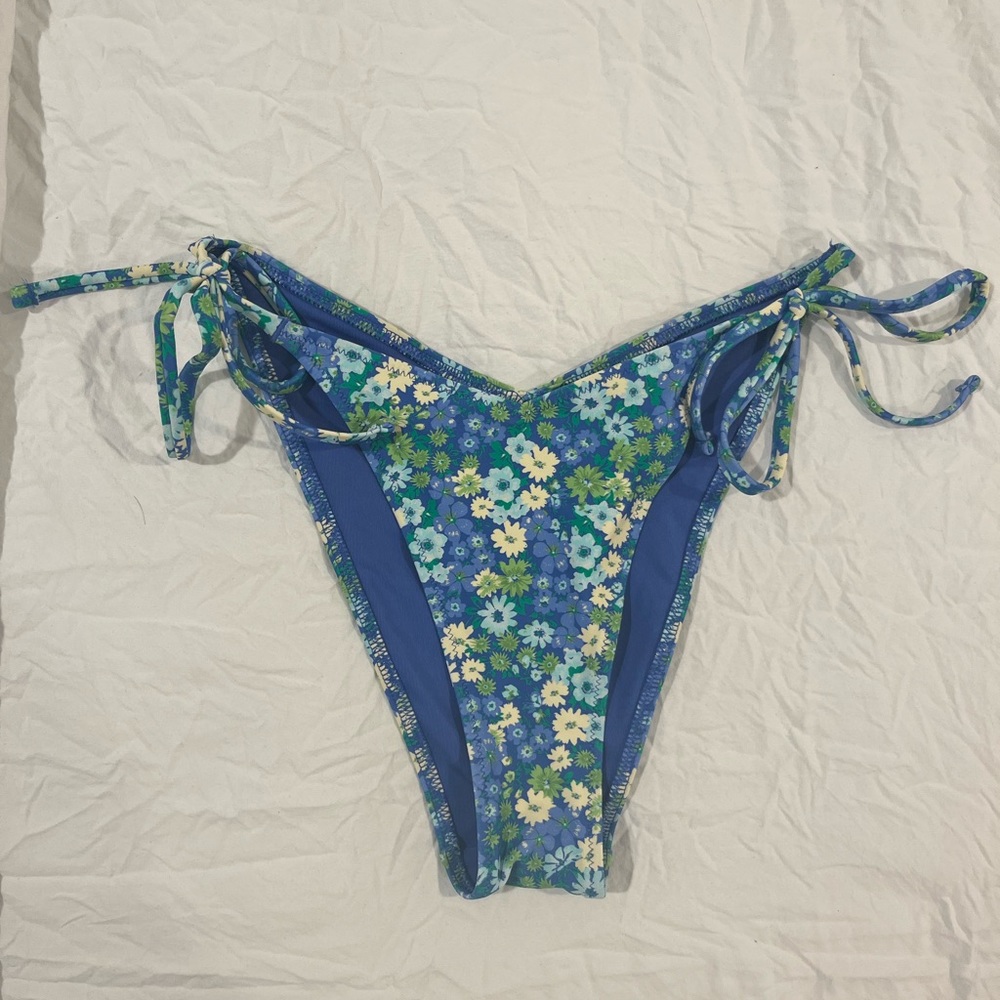 AERIE LOW RISE TIE CHEEKIEST BIKINI BOTTOM
